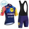 Completo Maglia + Pantaloncino con bretelle 2026 Lidl-Trek Manica Corta Blu Bambini Completo Maglia + Pantaloncino con bretelle 2026 Lidl-Trek Manica Corta Blu Bambini