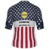 Completo Maglia + Pantaloncino con bretelle 2026 Lidl-Trek US-American Champion Manica Corta Blu