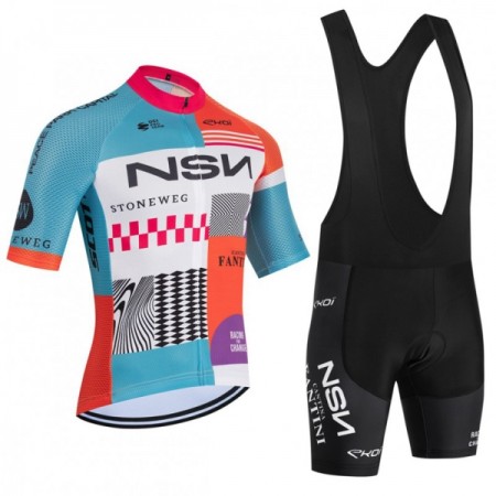 Completo Maglia + Pantaloncino con bretelle 2026 NSN Cycling Team Manica Corta Completo Maglia + Pantaloncino con bretelle 2026 NSN Cycling Team Manica Corta