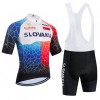 Completo Maglia + Pantaloncino con bretelle 2026 Slovakia Manica Corta Bianco Completo Maglia + Pantaloncino con bretelle 2026 Slovakia Manica Corta Bianco