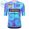 Completo Maglia + Pantaloncino con bretelle 2026 Trek Factory Racing Manica Corta Blu Bambini