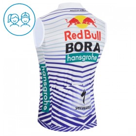 Gilet 2026 BORA-Hansgrohe Bull Rosso Bianco Bambini