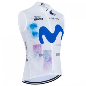 Gilet 2026 Movistar Team Bianco