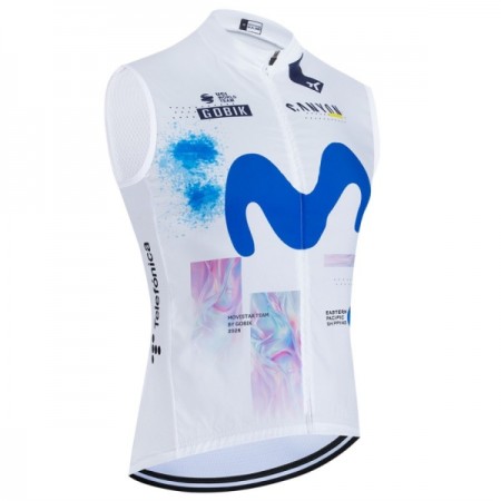 Gilet 2026 Movistar Team Bianco