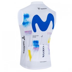 Gilet 2026 Movistar Team Bianco