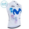 Gilet 2026 Movistar Team Bianco Bambini