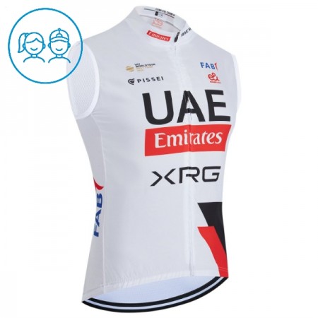 Gilet 2026 UAE TEAM EMIRATES XRG Bianco Bambini