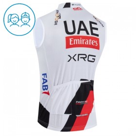 Gilet 2026 UAE TEAM EMIRATES XRG Bianco Bambini