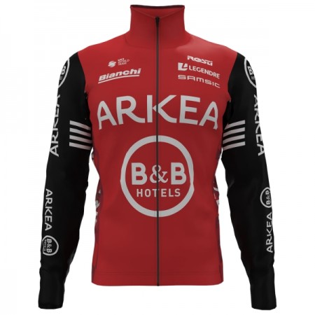 Maglia 2025 Arkea-B B Hotels Manica Lunga Rosso Maglia 2025 Arkea-B B Hotels Manica Lunga Rosso