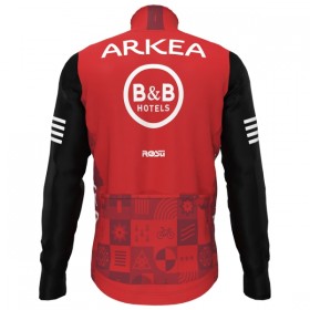 Maglia 2025 Arkea-B B Hotels Manica Lunga Rosso