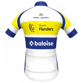 Maglia 2025 Flanders Baloise Manica Corta Bianco