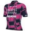 Maglia 2025 Hagens Berman Jayco Manica Corta Rosa Maglia 2025 Hagens Berman Jayco Manica Corta Rosa