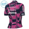 Maglia 2025 Hagens Berman Jayco Manica Corta Rosa Bambini