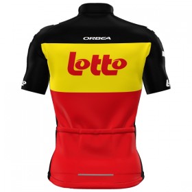 Maglia 2025 Lotto Campione Del Belgio Manica Corta Rosso