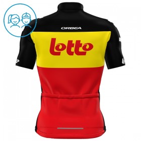 Maglia 2025 Lotto Campione Del Belgio Manica Corta Rosso Bambini