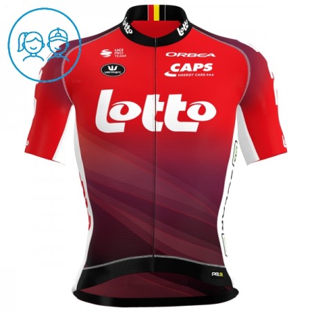Maglia 2025 Lotto Manica Corta Rosso Bambini Maglia 2025 Lotto Manica Corta Rosso Bambini