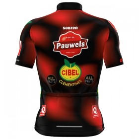 Maglia 2025 Pauwels Sauzen Cibel Clementines Manica Corta Rosso