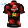 Maglia 2025 Pauwels Sauzen Cibel Clementines Manica Corta Rosso Bambini