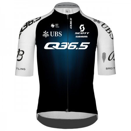 Maglia 2025 Q36.5 Pro Cycling Team Manica Corta Nero