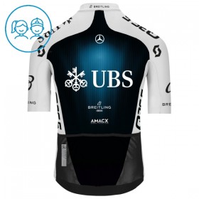 Maglia 2025 Q36.5 Pro Cycling Team Manica Corta Nero Bambini