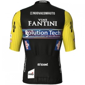 Maglia 2025 Solution Tech Vini Fantini Manica Corta Nero