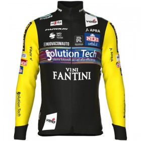 Maglia 2025 Solution Tech Vini Fantini Manica Lunga Nero