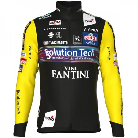 Maglia 2025 Solution Tech Vini Fantini Manica Lunga Nero Maglia 2025 Solution Tech Vini Fantini Manica Lunga Nero