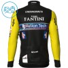 Maglia 2025 Solution Tech Vini Fantini Manica Lunga Nero Bambini