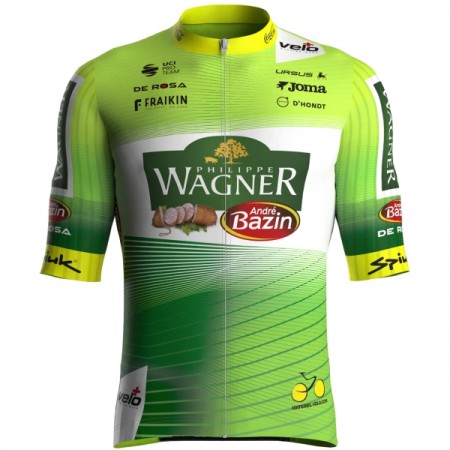 Maglia 2025 Wagner Bazin WB Manica Corta Verde Maglia 2025 Wagner Bazin WB Manica Corta Verde