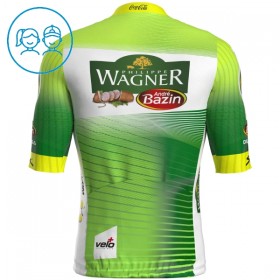 Maglia 2025 Wagner Bazin WB Manica Corta Verde Bambini