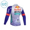 Maglia 2026 BORA-Hansgrohe Bull Manica Lunga Rosso Bianco Bambini