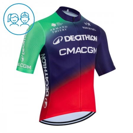 Maglia 2026 Decathlon CMA CGM Manica Corta Blu Bambini Maglia 2026 Decathlon CMA CGM Manica Corta Blu Bambini