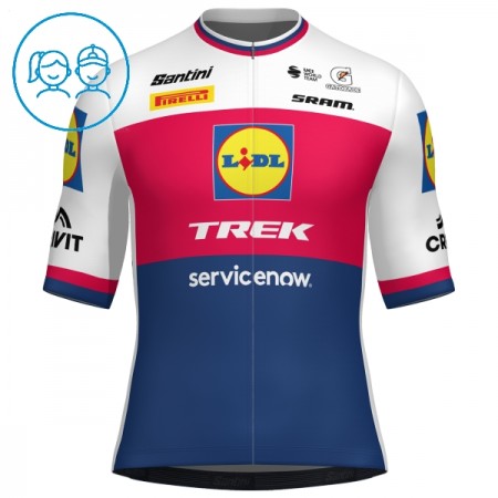 Maglia 2026 Lidl-Trek Czech Champion Manica Corta Blu Bambini Maglia 2026 Lidl-Trek Czech Champion Manica Corta Blu Bambini