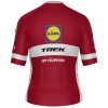 Maglia 2026 Lidl-Trek Latvian Champion Manica Corta Rosso