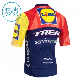 Maglia 2026 Lidl-Trek Manica Corta Blu Bambini