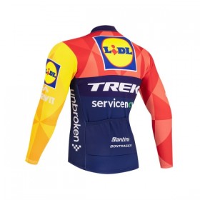 Maglia 2026 Lidl-Trek Manica Lunga Blu