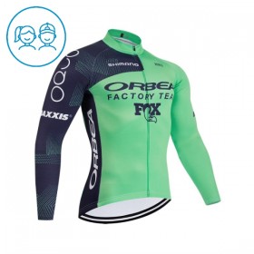Maglia 2026 Orbea Factory Manica Lunga Verde Bambini