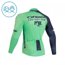 Maglia 2026 Orbea Factory Manica Lunga Verde Bambini