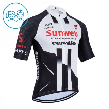 Maglia 2026 Sunweb Manica Corta Bianco Bambini Maglia 2026 Sunweb Manica Corta Bianco Bambini