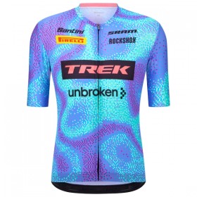 Maglia 2026 Trek Factory Racing Manica Corta Blu