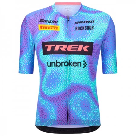 Maglia 2026 Trek Factory Racing Manica Corta Blu