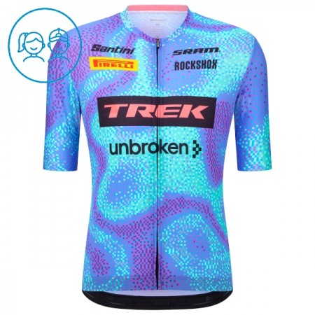 Maglia 2026 Trek Factory Racing Manica Corta Blu Bambini