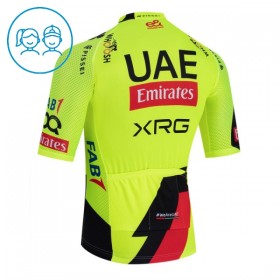 Maglia 2026 UAE TEAM EMIRATES XRG Manica Corta Giallo Bambini