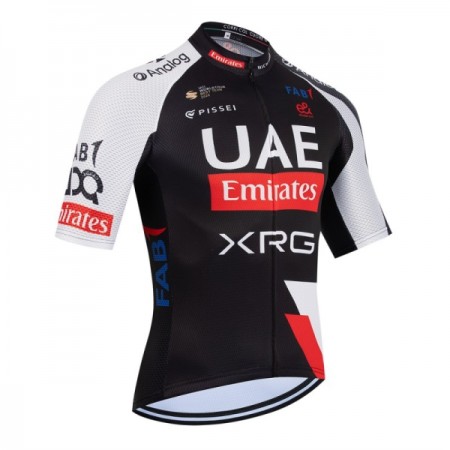 Maglia 2026 UAE TEAM EMIRATES XRG Manica Corta Nero Maglia 2026 UAE TEAM EMIRATES XRG Manica Corta Nero