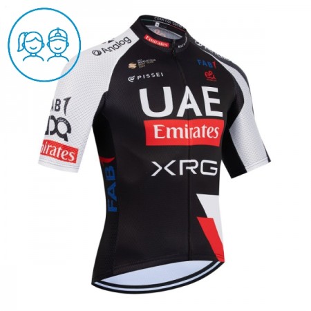Maglia 2026 UAE TEAM EMIRATES XRG Manica Corta Nero Bambini Maglia 2026 UAE TEAM EMIRATES XRG Manica Corta Nero Bambini