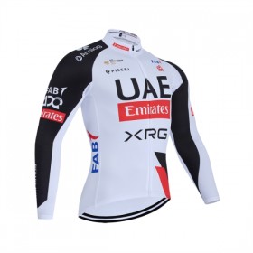 Maglia 2026 UAE TEAM EMIRATES XRG Manica Lunga Bianco