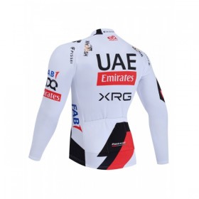 Maglia 2026 UAE TEAM EMIRATES XRG Manica Lunga Bianco