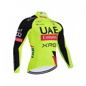 Maglia 2026 UAE TEAM EMIRATES XRG Manica Lunga Giallo
