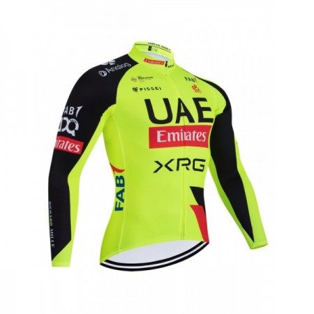 Maglia 2026 UAE TEAM EMIRATES XRG Manica Lunga Giallo Maglia 2026 UAE TEAM EMIRATES XRG Manica Lunga Giallo