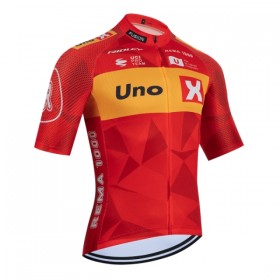 Maglia 2026 Uno-X Mobility Manica Corta Rosso